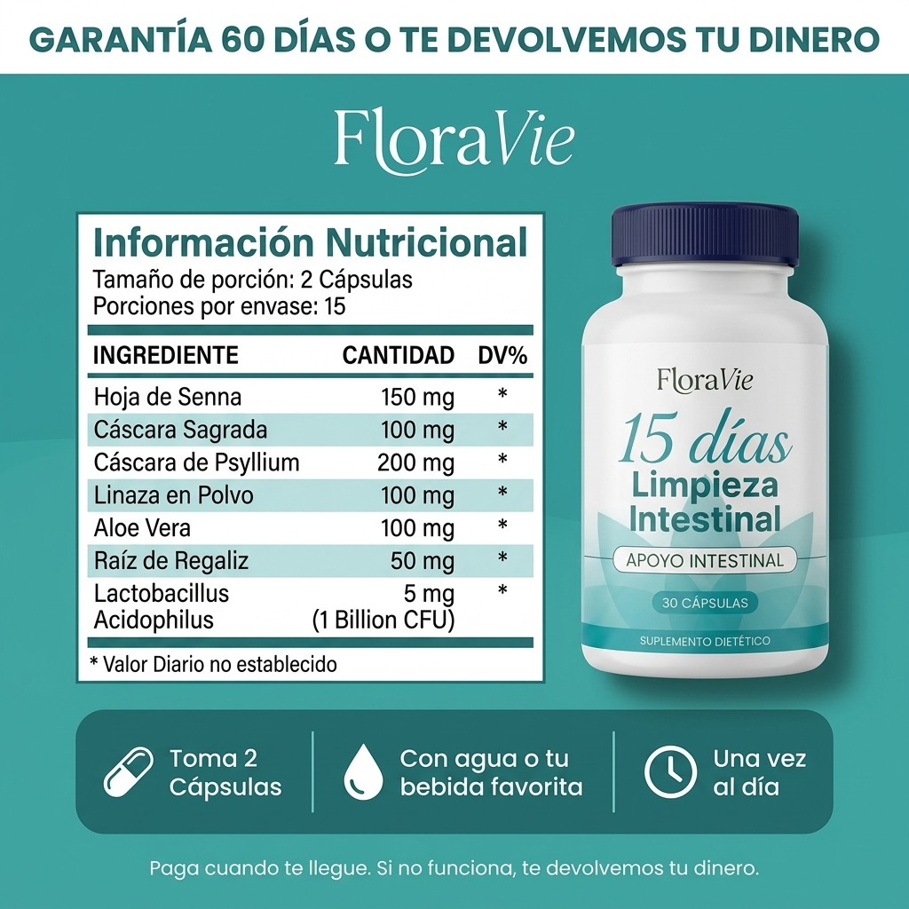 FLORAVIE- Limpieza Intestinal