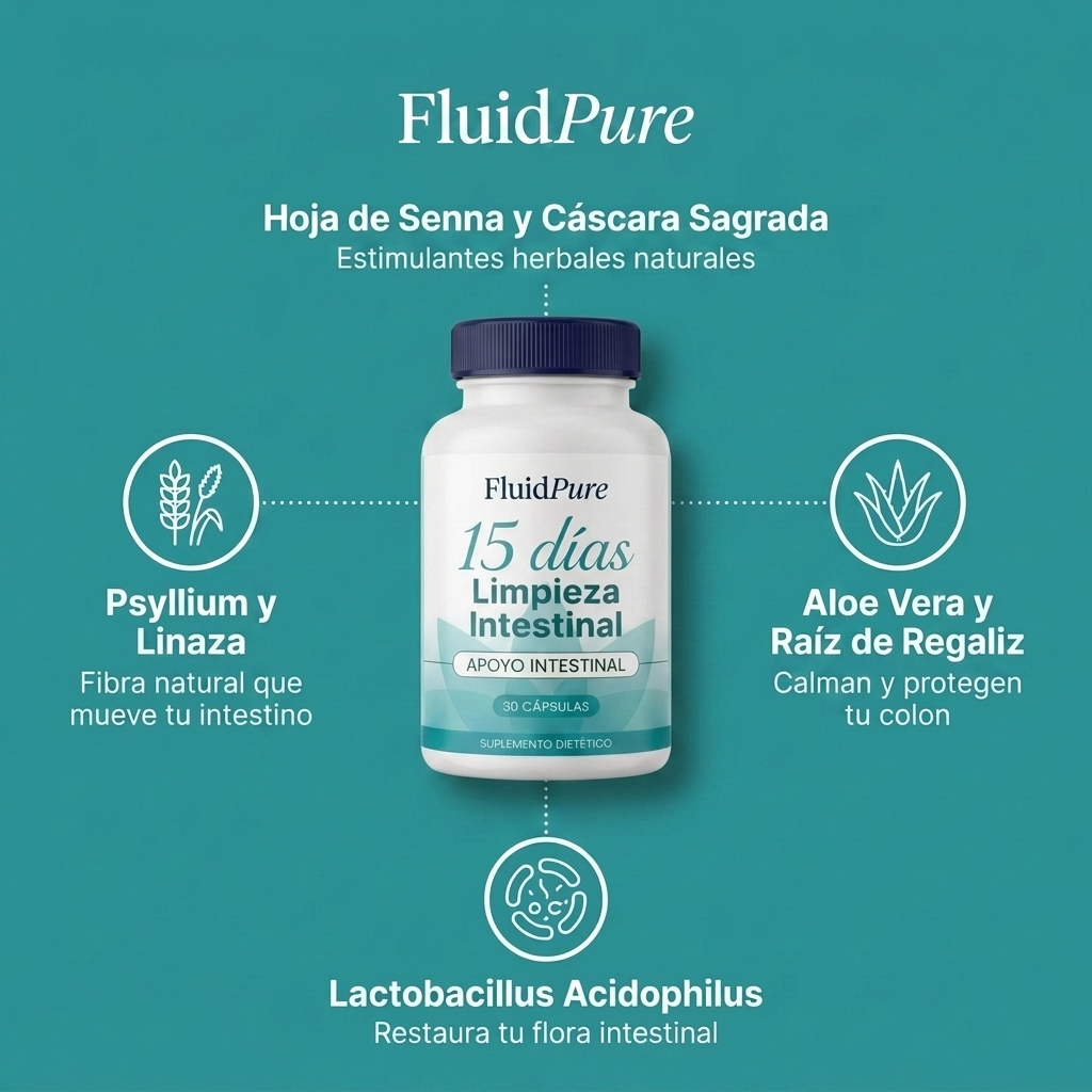 FLUIDPURE- Limpieza Intestinal con Fórmula Avanzada